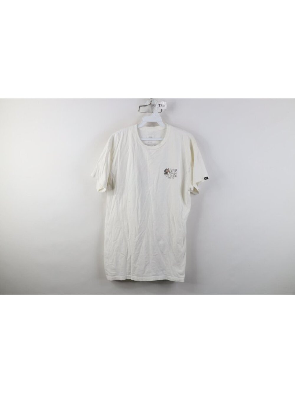 Vans Off The Wall Mens Medium Distressed Vacation Vulture Skateboard T-Shirt